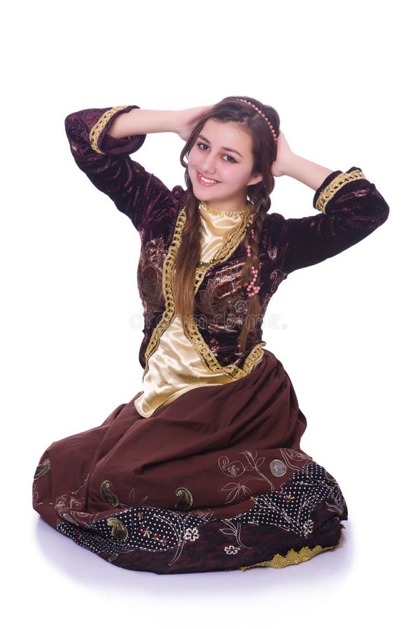Young lady dancing stock photo. Image of ethnic, baku 42394258
