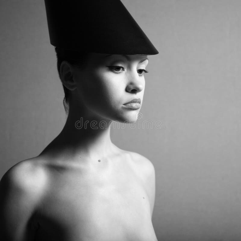 Young lady with hat