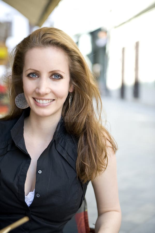 Young lady portrait stock image. Image of female, girl - 20615349