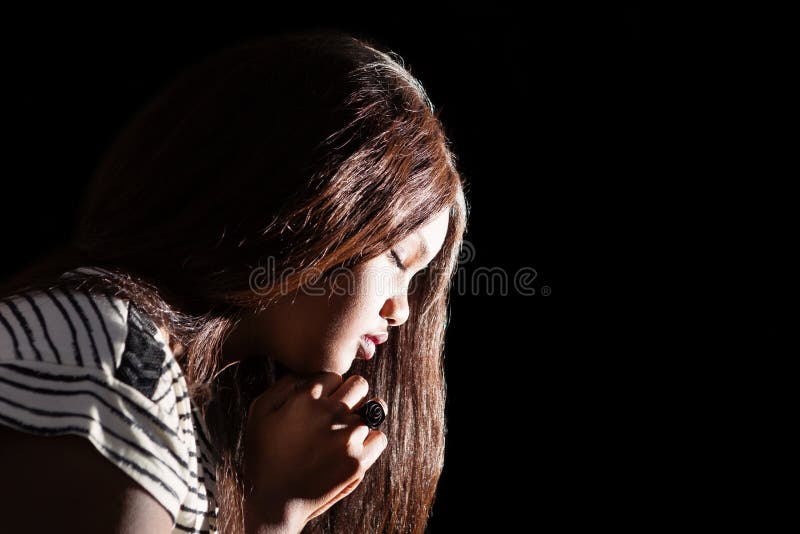 Young Lady Praying