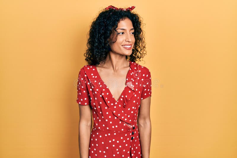 Young Latin Girl Wearing Summer Dress ...