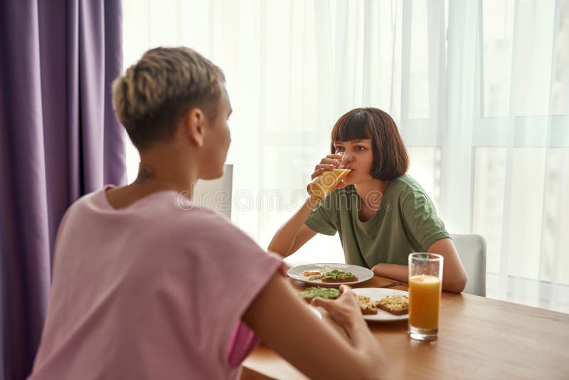 Lesbians On Table