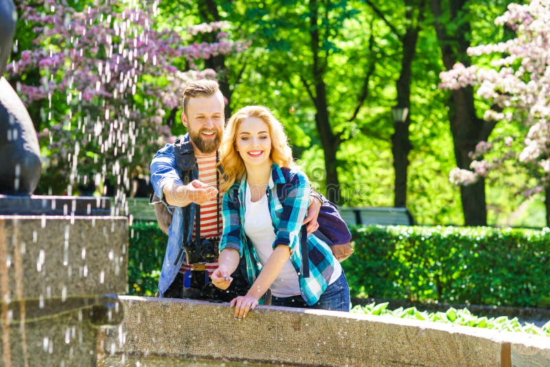 Young loving couple having date in the city. stock image Young loving couple having date in the city. stock image