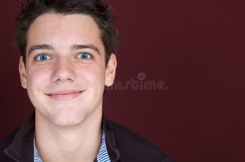 Young male model stock image. Image of meeting, male, listening 7407661