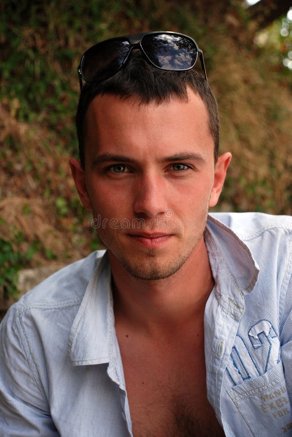 Young man stock image. Image of natural, looking, caucasian - 19645777
