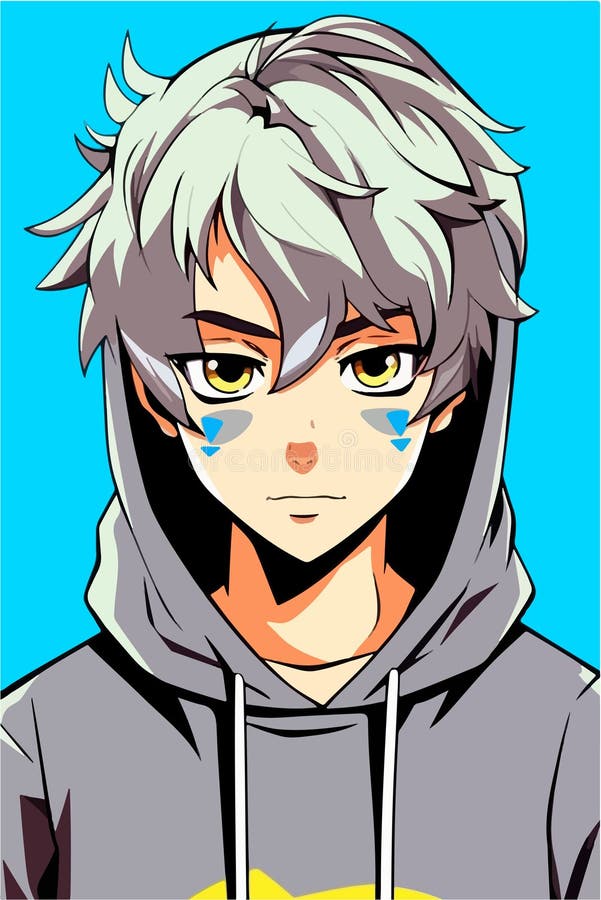 Male Anime Face Stock Illustrations – 2,980 Male Anime Face Stock