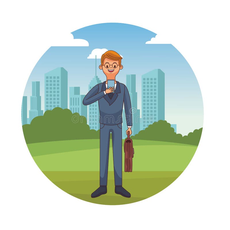 Young man cartoon stock vector. Illustration of smartphone - 138544247