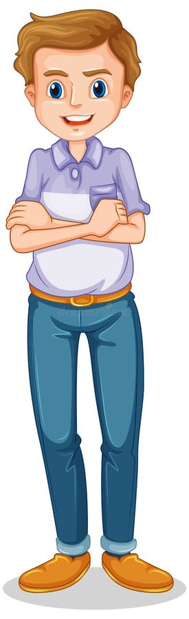 Young Man in Dad Style Cartoon Character Style Stock Vector - Illustration of clip, artistic: 183617939 Young Man in Dad Style Cartoon Character Style Stock Vector - Illustration of clip, artistic: 183617939