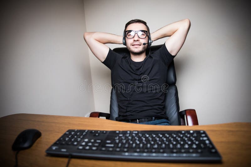 Man Playing Computer Game · Free Stock Photo