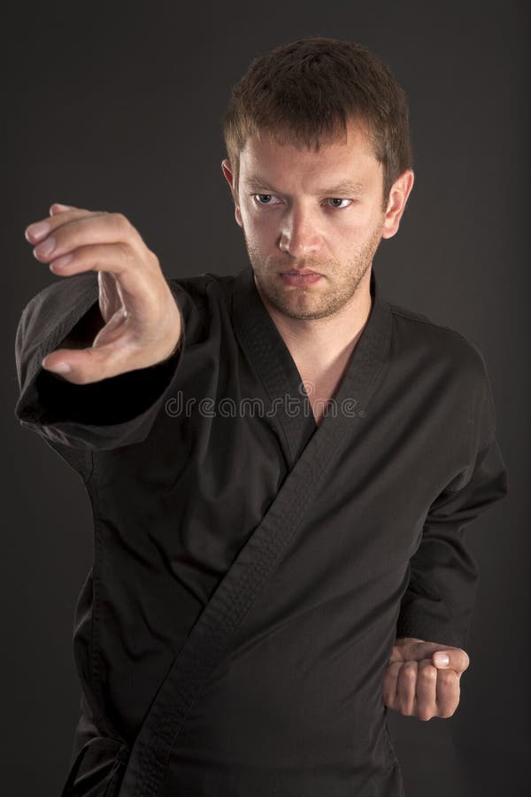 Martial art athlete stock image. Image of training, kimono 27182809