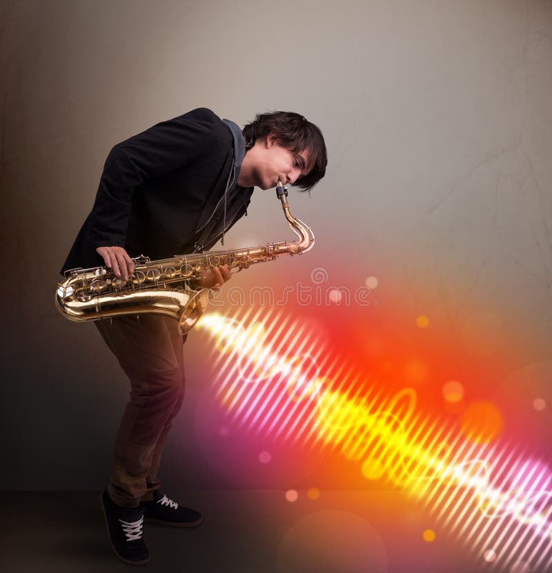 Saxophone Player stock image. Image of instrument, performer 9027445