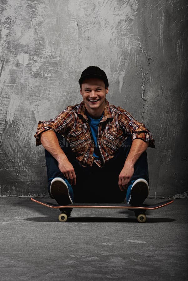 Young man on skate