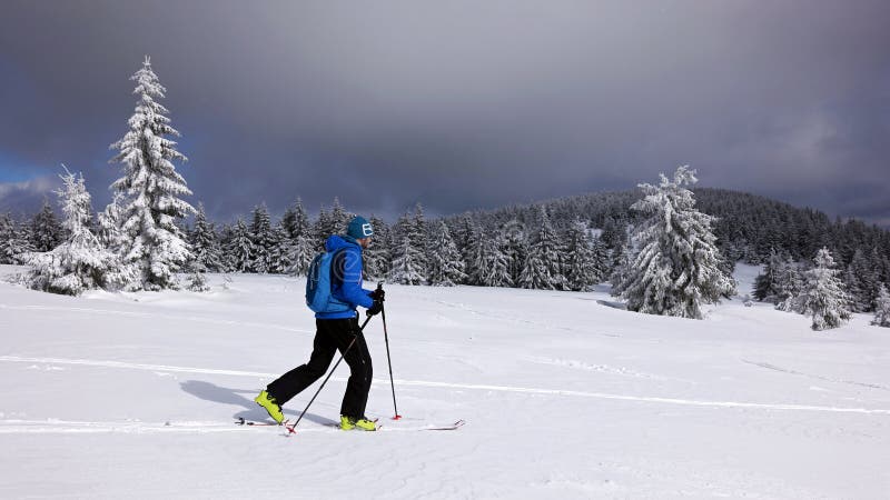 Lyžiarska túra na Kubínskej holi, Oravská Magura, Slovensko