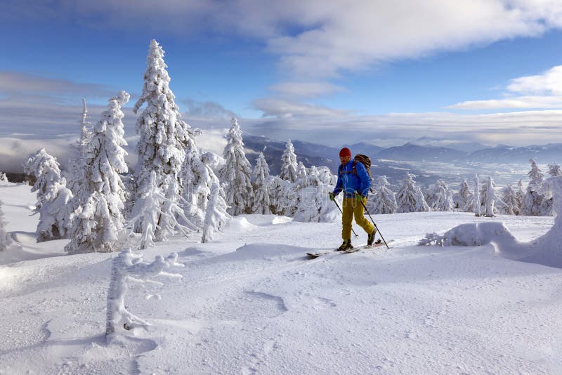 Skialp na Křížavě, Martinské hole, Malá Fatra, Slovensko