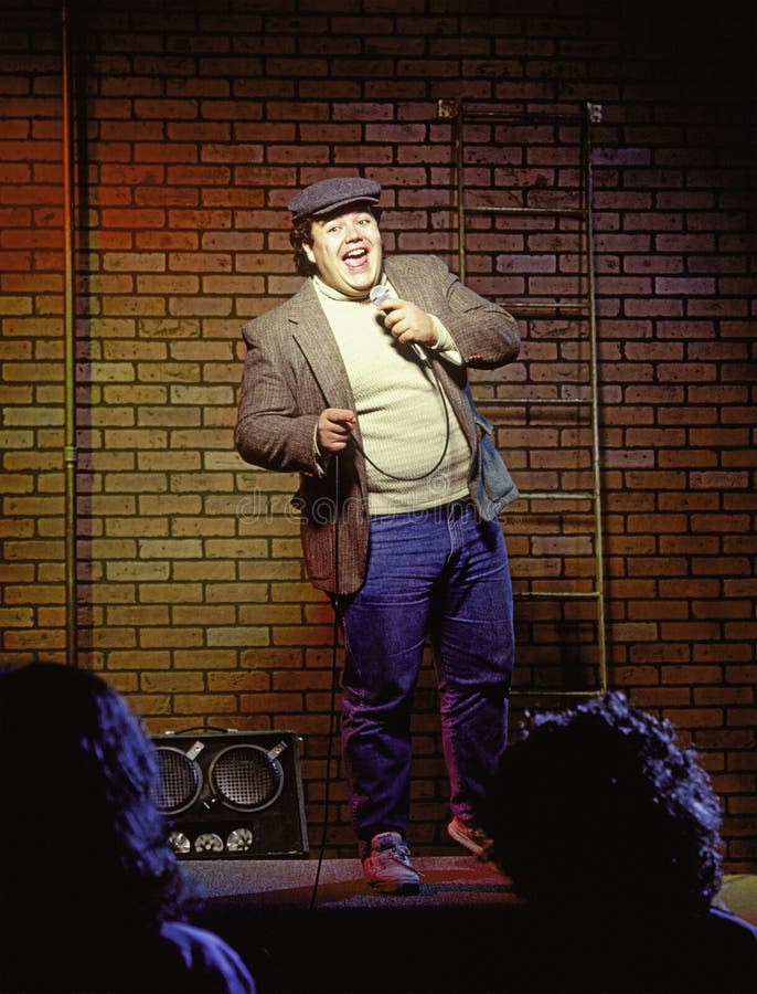 Young Man Standup Comedian Stock Photo Image of joke, smiling 5926624