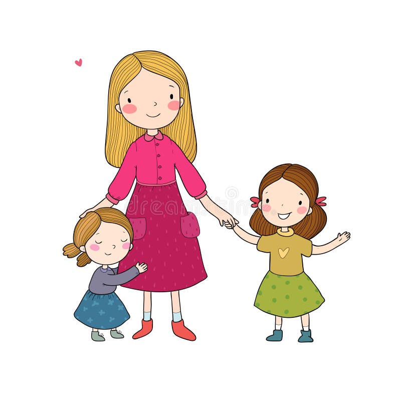 Two Sisters Cartoon Stock Illustrations – 376 Two Sisters Cartoon Stock  Illustrations, Vectors & Clipart - Dreamstime