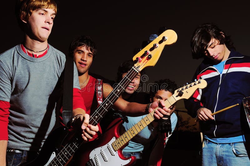 Young musican band