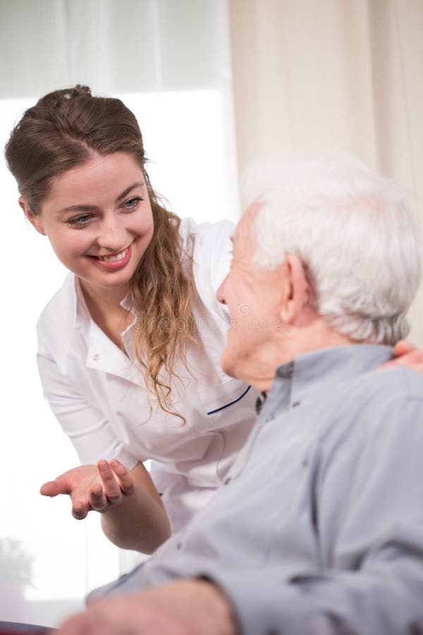 Young nurse at work stock image. Image of empathy, help - 56802941