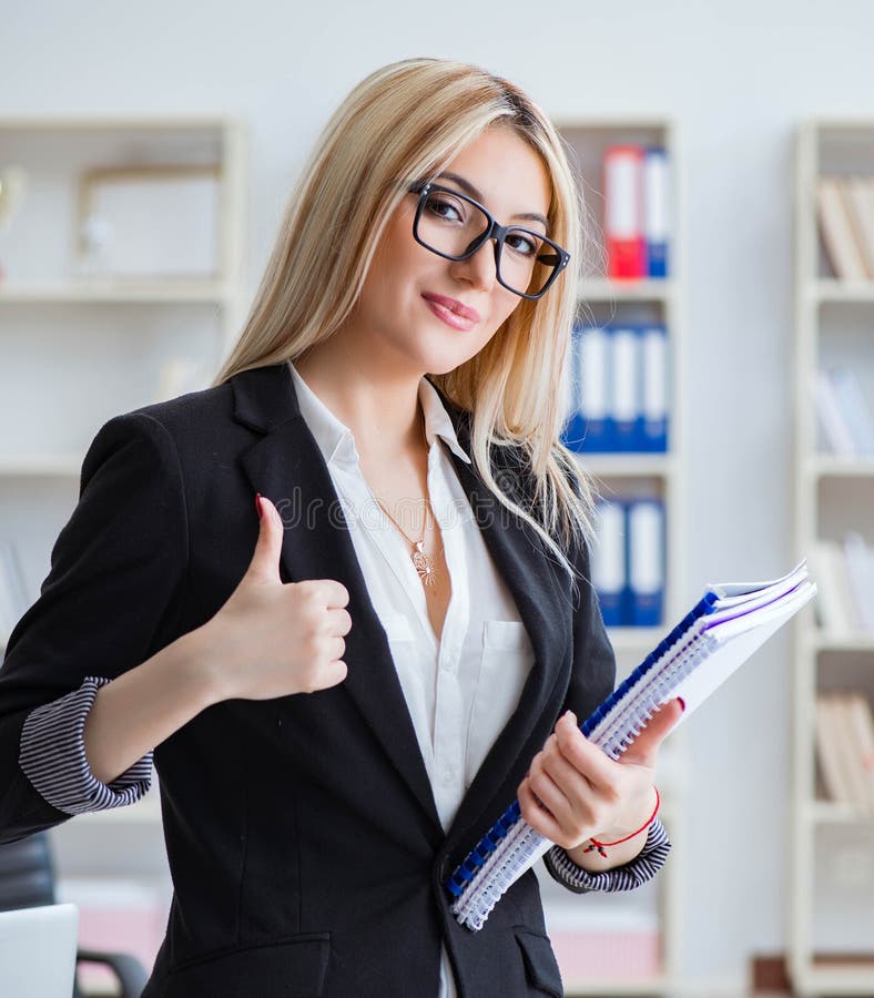 Young Office Assistant in the Office Stock Photo - Image of banking,  confident: 156965404