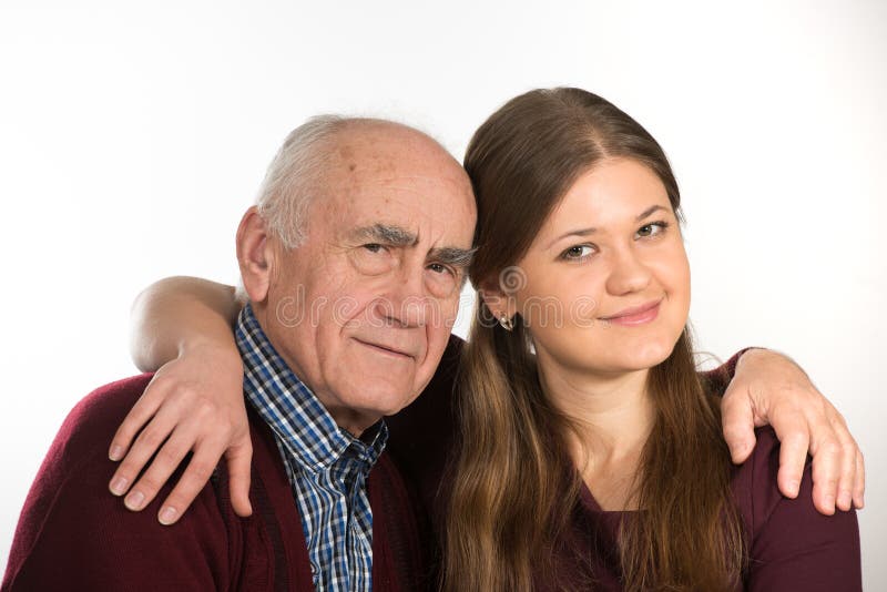 Young And Old Stock Image Image Of Aged Casual Happy 68179643