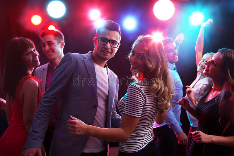 Young People Having Fun Dancing Stock Photo - Image of entertainment ...