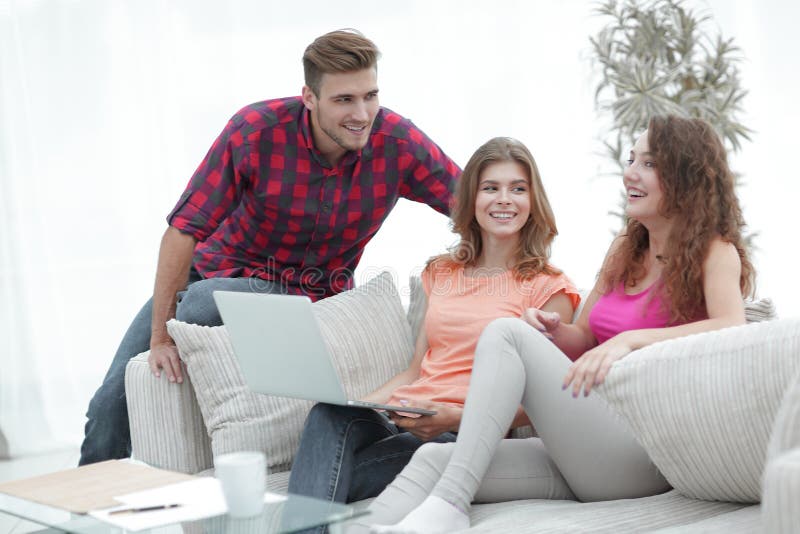 People Talking In A Living Room