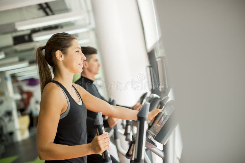 Young People Training in the Gym Stock Photo Image of training, relaxing 60092766