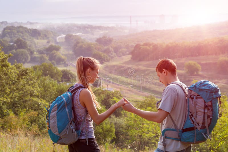 travelling young adults