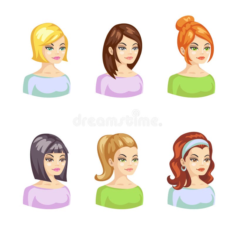 Cartoon Woman Brown Hair Images – Browse 60,239 Stock Photos, Vectors, and  Video | Adobe Stock