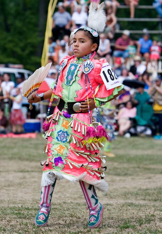 Young Powwow Jingle Dress Dancer Editorial Stock Photo Image Of