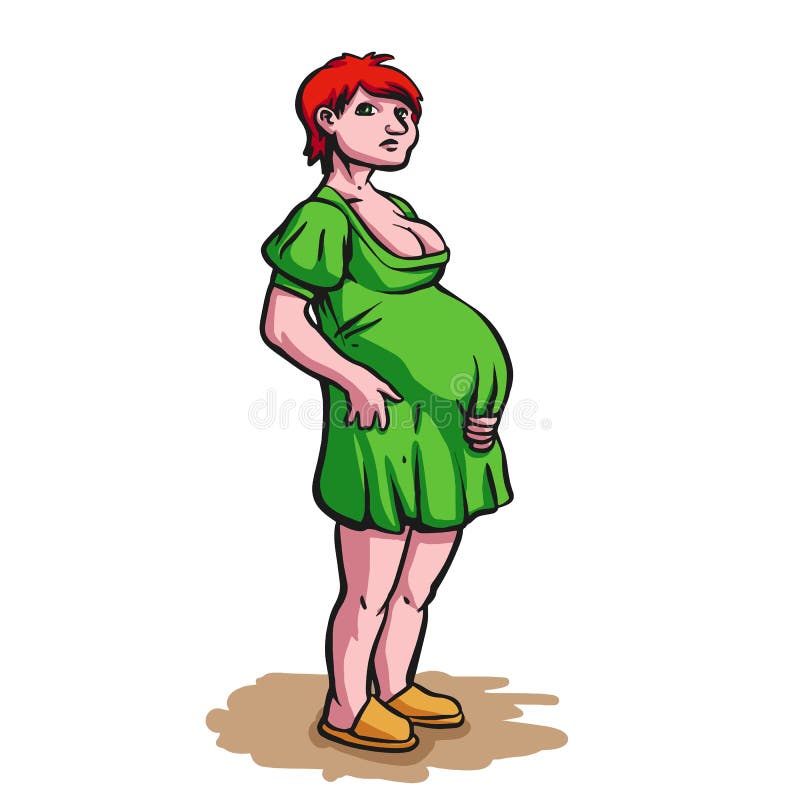 Pregnant Teen Girl Art