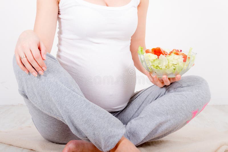 Young pregnant woman royalty free stock photography Young pregnant woman royalty free stock photography