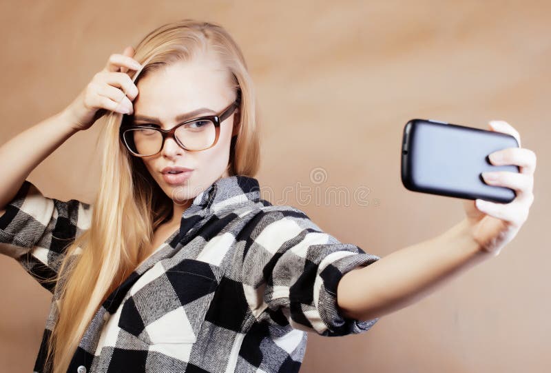 235 Face Real People Smile Blond Woman Glasses Stock Photos - Free &  Royalty-Free Stock Photos from Dreamstime