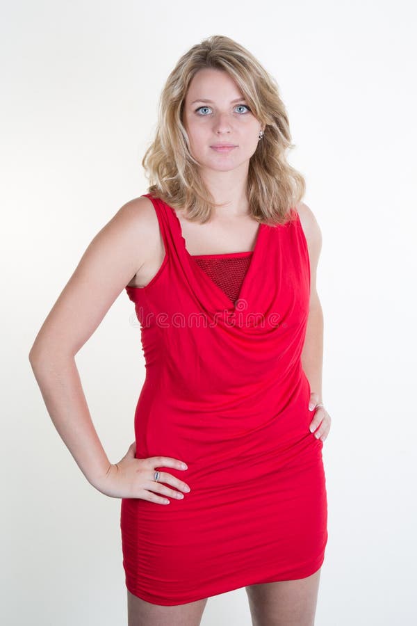 Young and Pretty Girl with a Red Top Stock Photo Image of adultery