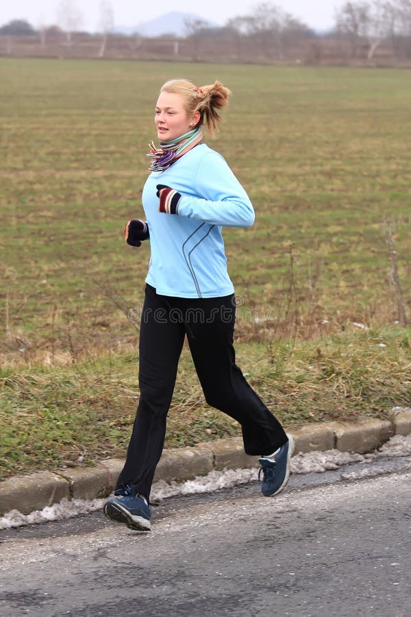 Young runner