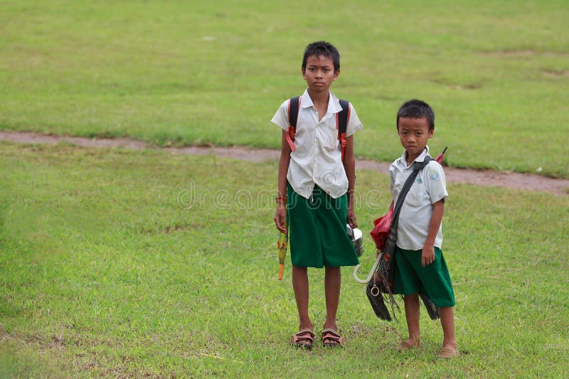 Young school boys pose for a portrait. stock image Young school boys pose for a portrait. stock image