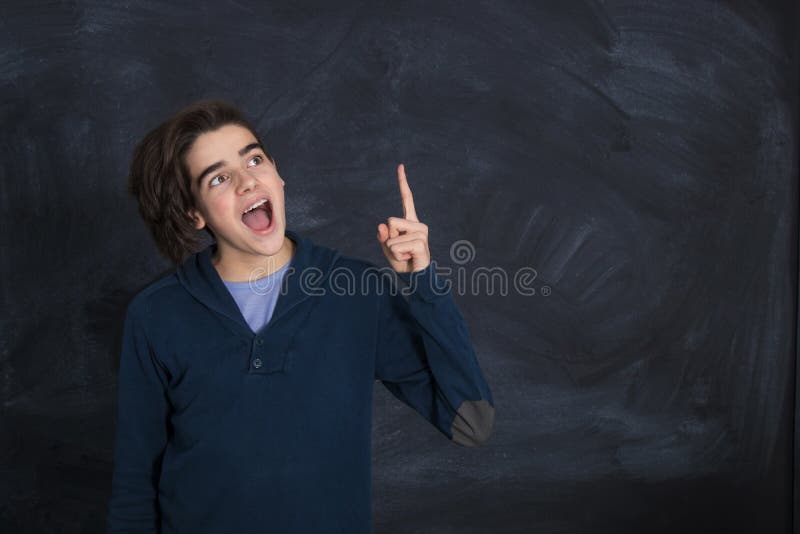 Young showing the space stock photos.