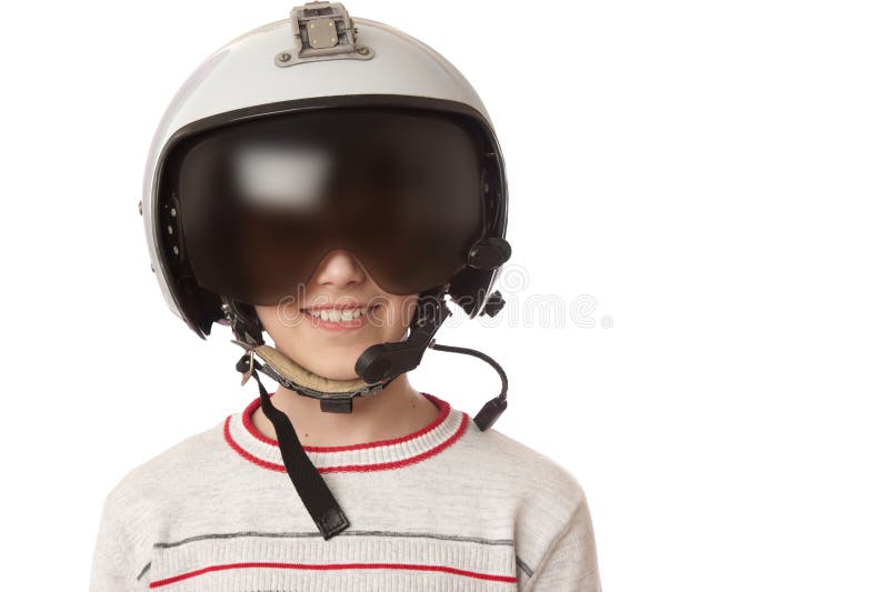 old time pilot helmet on girl old time pilot helmet on girl