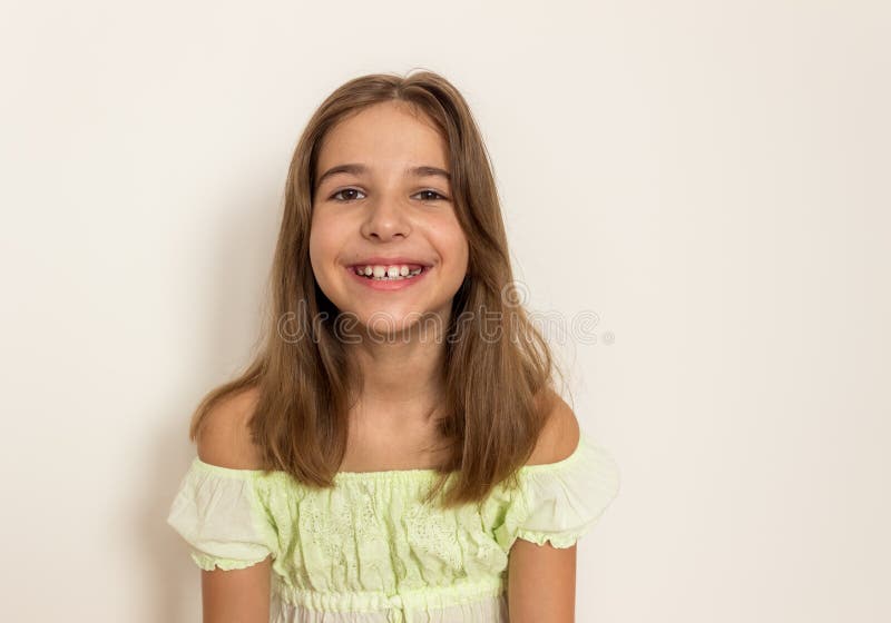 Young smiling girl. Portrait.