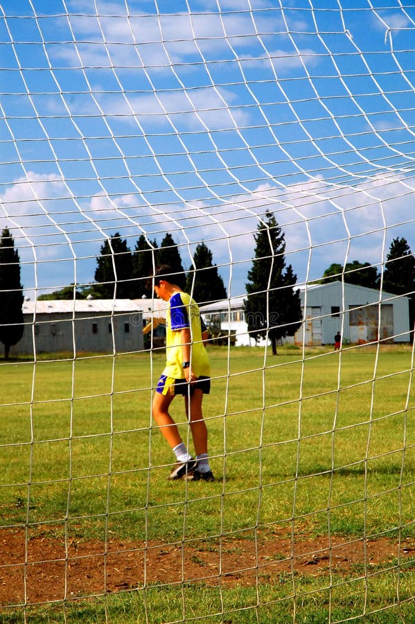 Young soccer player