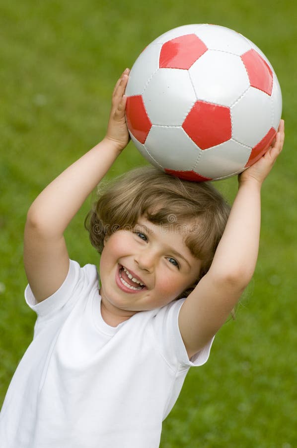 Brazil Football Fan Kids. Children Play Soccer. Stock Image Image of