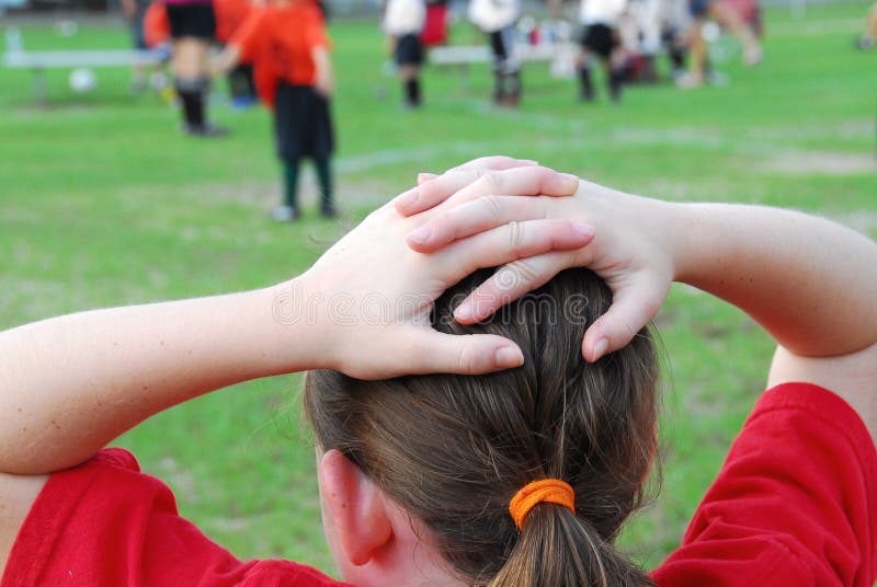 Girl Watching Next Chess Move Stock Photo - Image of strategy, children:  22865482