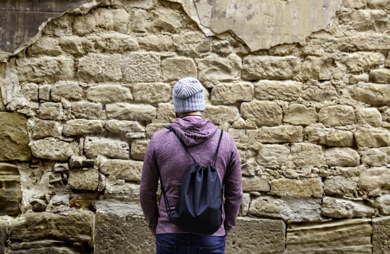 Young street gang royalty free stock image