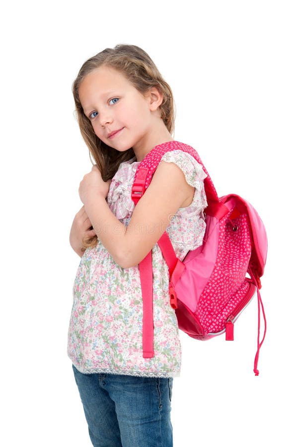 student with school bag
