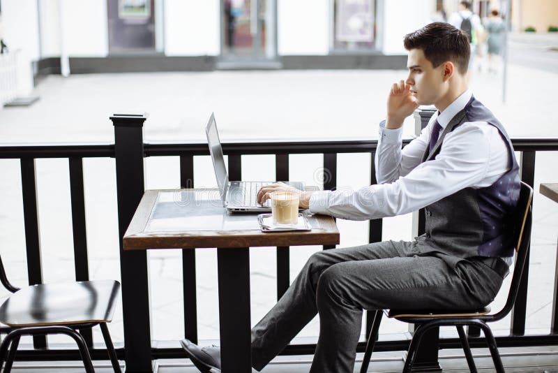 Beautiful woman drinking a coffee in a bar photo by jsanz_photo on Envato Elemen