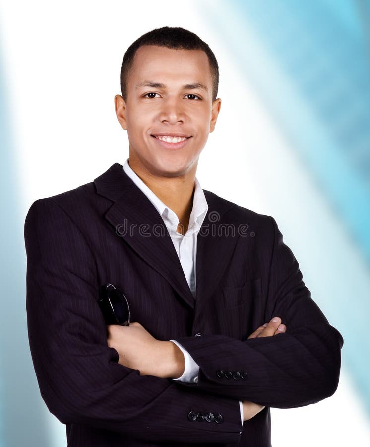 Young successful businessman