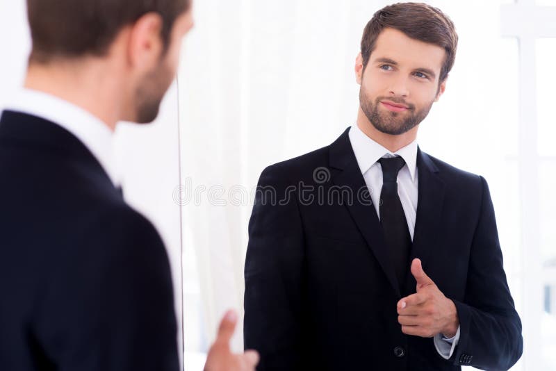 Young and successful. royalty free stock photo