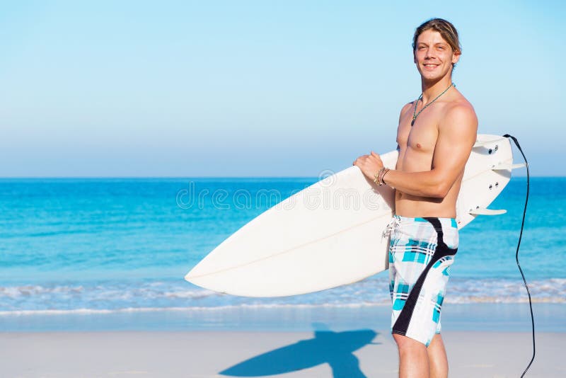 Ready to hit waves stock photo. Image of beach, caucasian - 102276284
