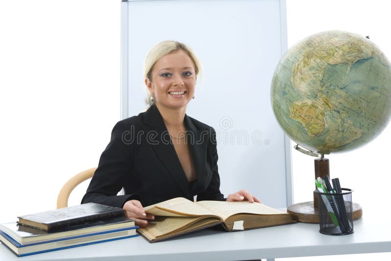Young teacher will teach geography