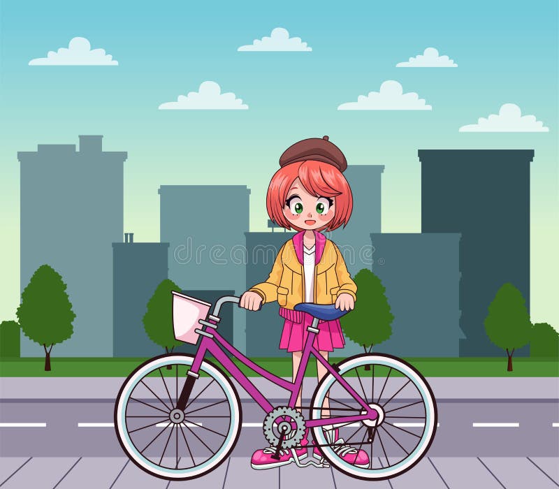 Anime, Original, Bicycle, HD wallpaper | Peakpx
